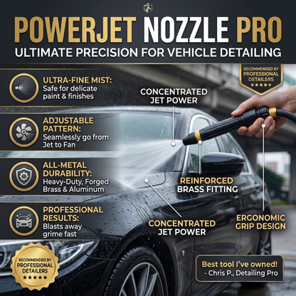 PowerJet Nozzle Pro™ - Pistolet de Lavage Haute Pression