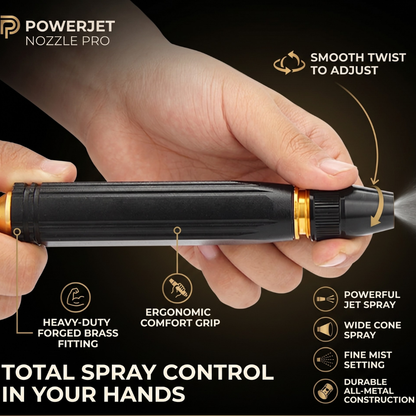 PowerJet Nozzle Pro™ - Pistolet de Lavage Haute Pression