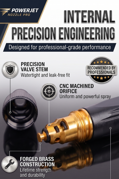 PowerJet Nozzle Pro™ - Pistolet de Lavage Haute Pression