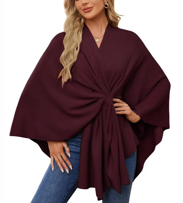 Mila™ - Pull Poncho Élégant