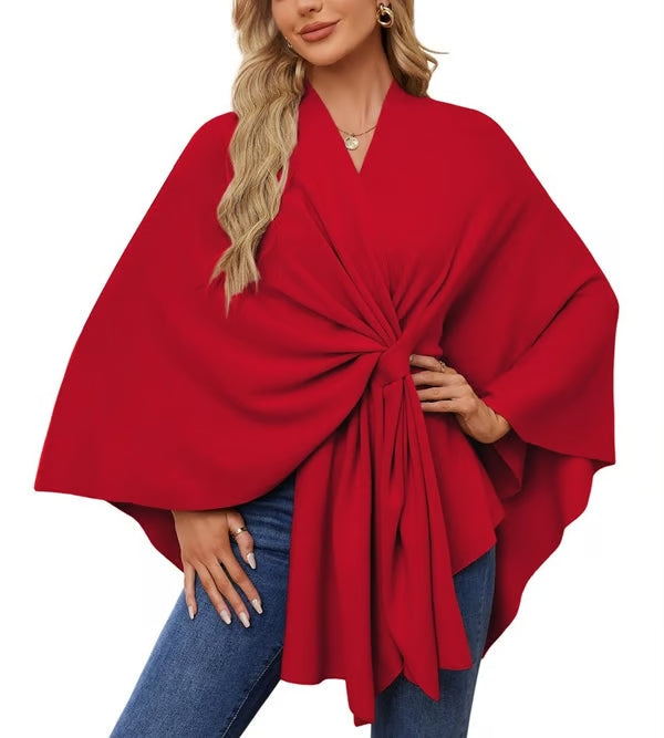 Mila™ - Pull Poncho Élégant