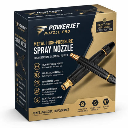 PowerJet Nozzle Pro™ - Pistolet de Lavage Haute Pression